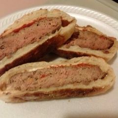 A picture of Cheeseburger Calzone.