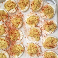 A picture of Devil Eggs.
