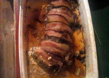 Easiest Way to Cook Perfect Brads bacon wrapped stuffed venison loin