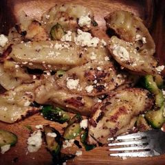 A picture of Spiced up"Chicken Pot~ Stickers.