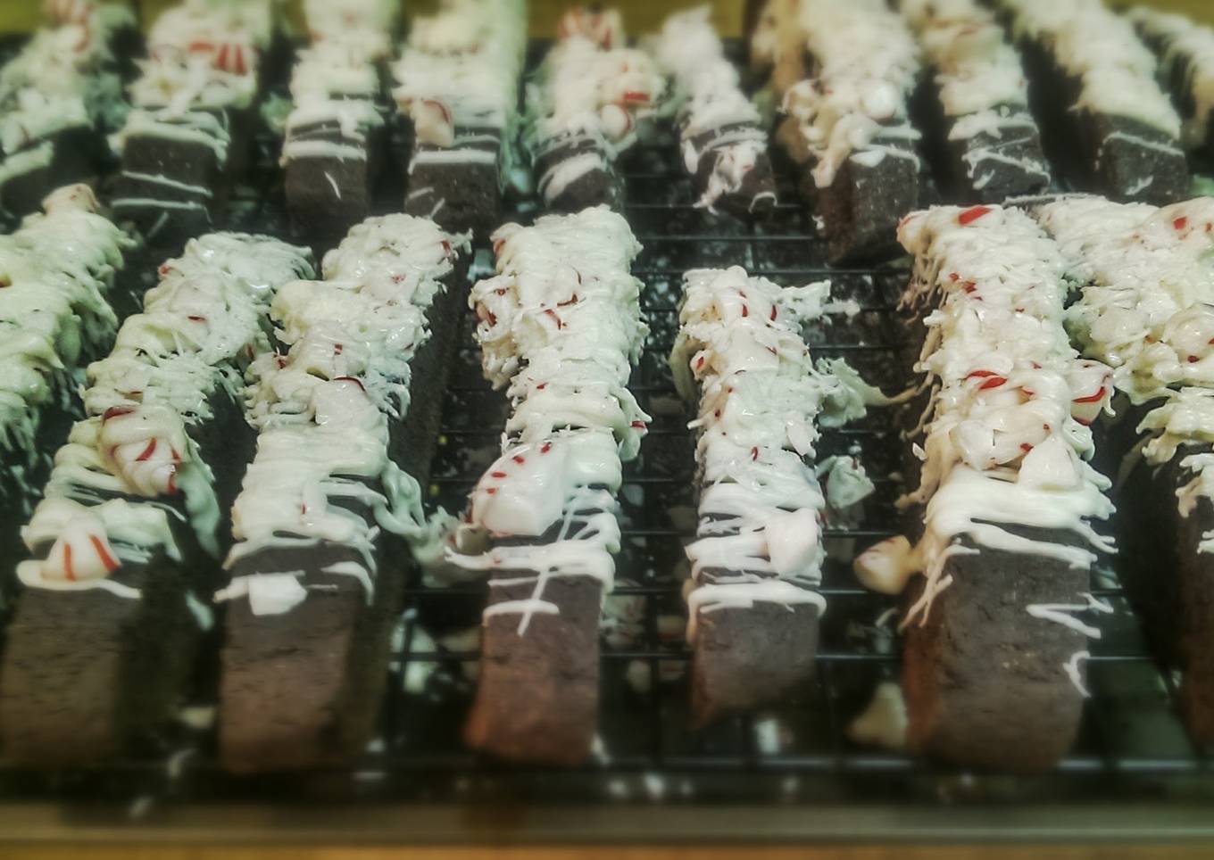 Peppermint Bark Biscotti