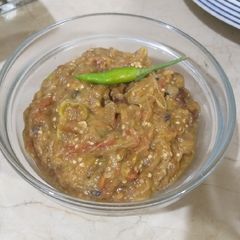 A picture of Baingan ka Bhurta.