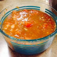 A picture of Burning Hot Heirloom Salsa.