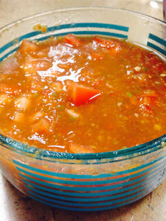A picture of Burning Hot Heirloom Salsa.