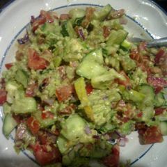 A picture of Guacamole Lemon Salad.