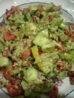 A picture of Guacamole Lemon Salad.