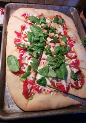 A picture of Pizza ala D'Arcy.