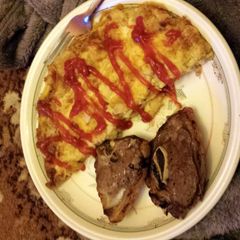 A picture of The Supreme Omelette(My Fiance specifically asks me to cook this, Defonatly worth to try yourselves and tell me your opinion.).