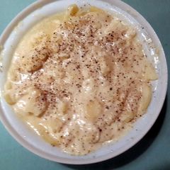 A picture of Mercia's tangy potato salad..