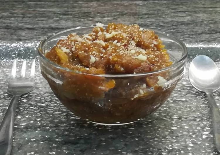 Pumpkin Jaggery Halwa