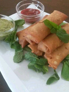 A picture of Vegan Spring roll.