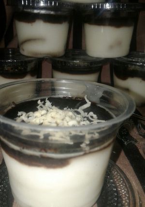Foto resep Puding Vla Coklat Keju