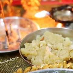 A picture of Sooji ka Halwa.