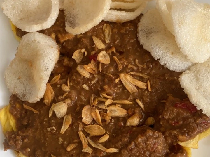Langkah Mudah untuk Membikin Resep Tahu Telor bumbu Kacang yang Uenak Anti Ribet, Mantap