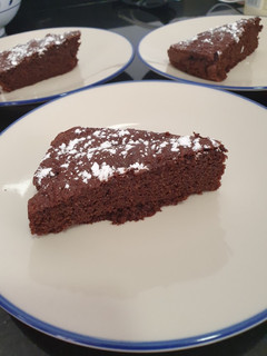 Una foto de Tarta de chocolate sin gluten