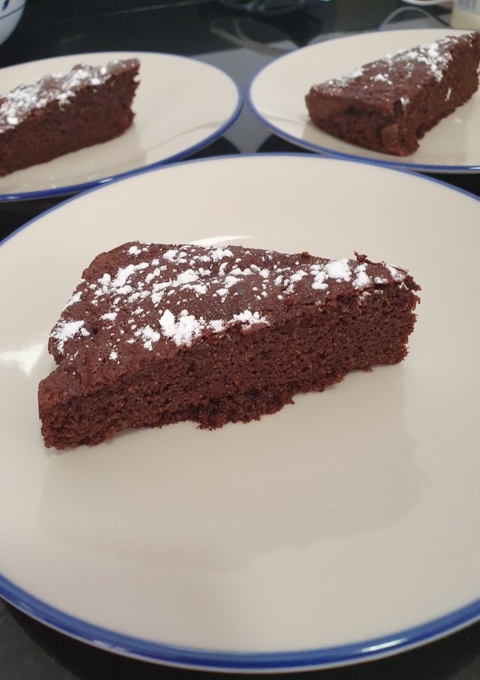 Una foto de Tarta de chocolate sin gluten