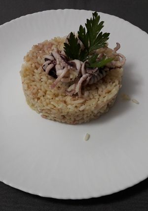 O poză a rețetei Salată de orez de mare.