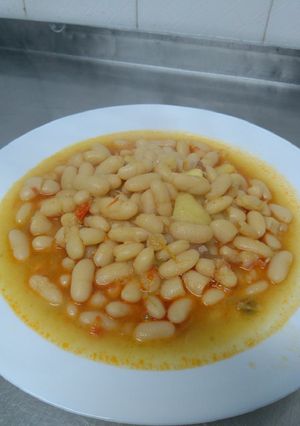 Una foto de Alubias en su punto