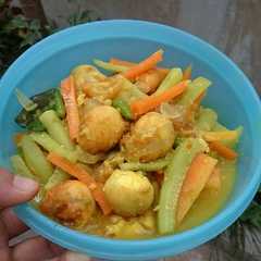 รูปของ Acar kuning telur puyuh