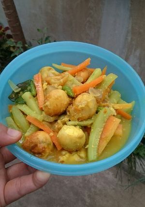 Foto resep Acar kuning telur puyuh