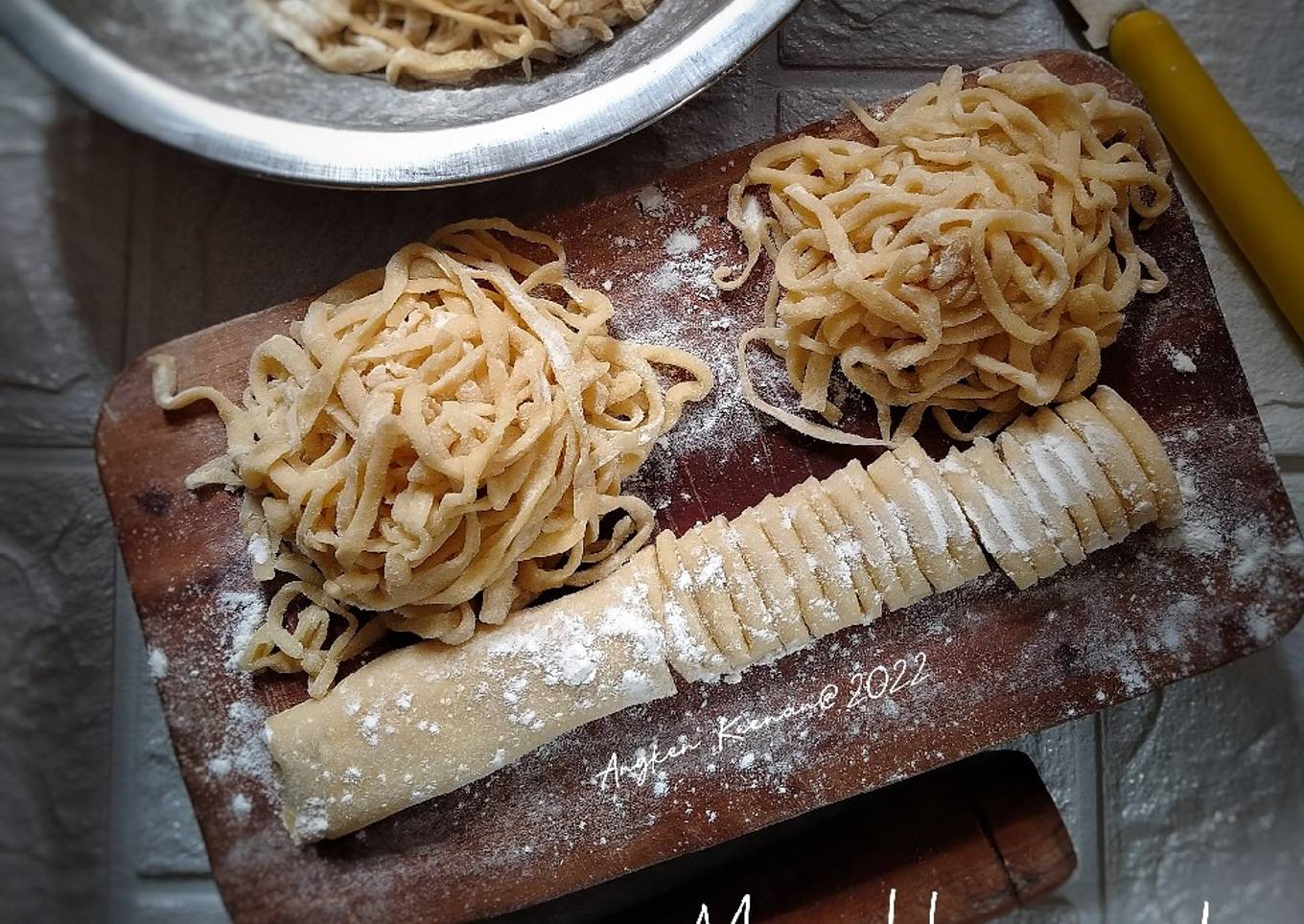 Mie Homemade tanpa mesin