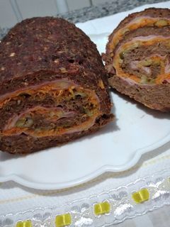 Foto de Rocambole de carne moída recheada
