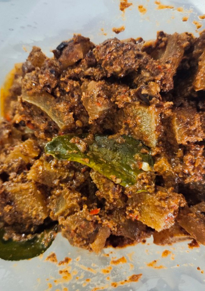 Foto resep Sate kikil bumbu kacang