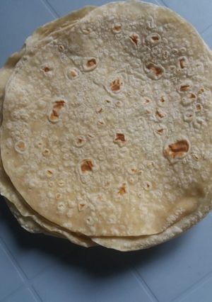 صورة لوصفة خبز التورتيلا