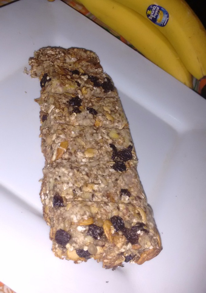Una foto de Barras de granola y banana