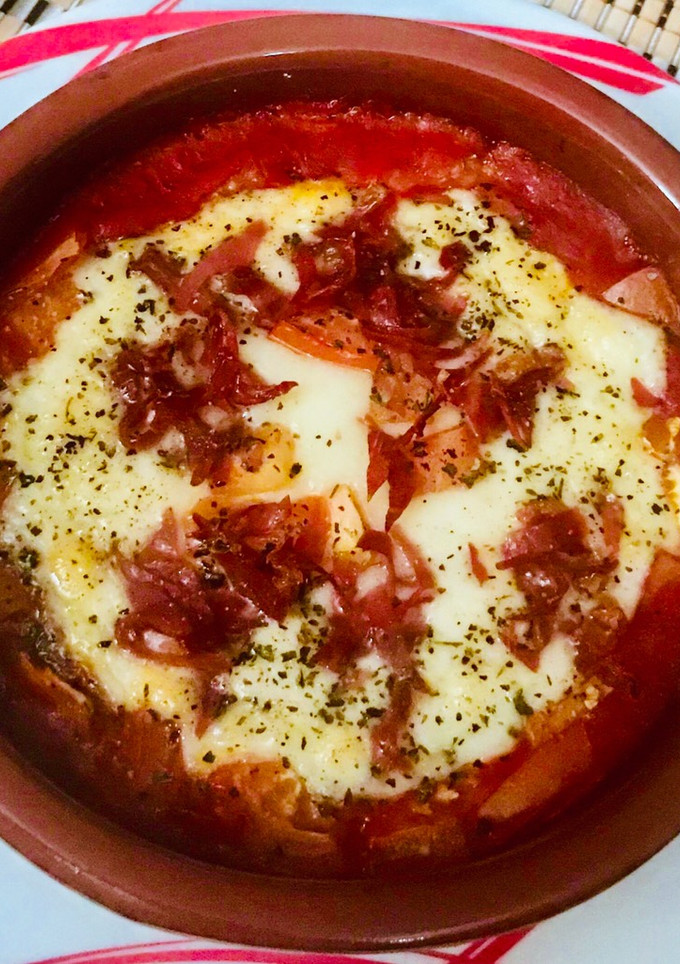Una foto de Provolone al horno