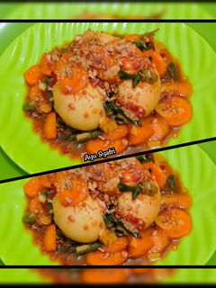 Foto resep Tumis Pedas Simple_Telur Rebus