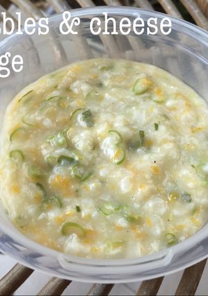 Foto resep MPASI Vegetables & cheese porridge
