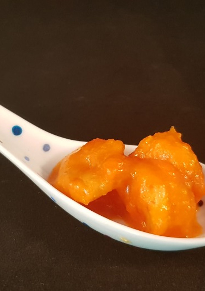 Una foto de Gambas flambeadas en salsa