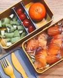 Bento - Mì Ý Sốt Kem Rau Chân Vịt Topping Cá Hồi Xông Khói