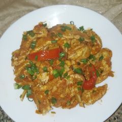 A picture of Egg chilli(Indo-chinese).