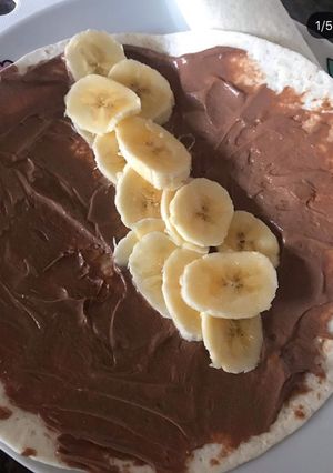 Foto principal de Fajita de nutella fit con plátano
