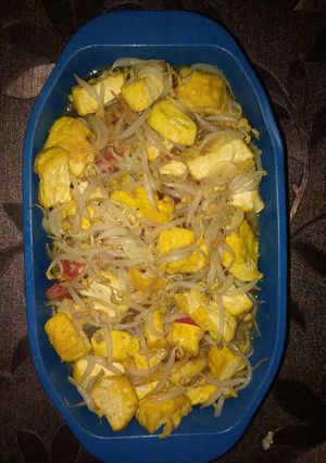 Foto resep Oseng tahu dan toge