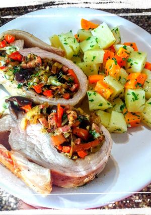 Una foto de Matambrito de Cerdo Relleno