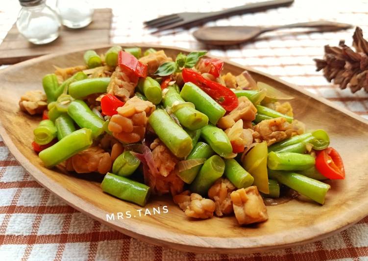 Tumis Buncis Tempe Simpel !π