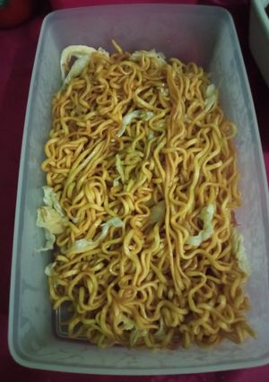 Foto resep Mie goreng nasi jinggo