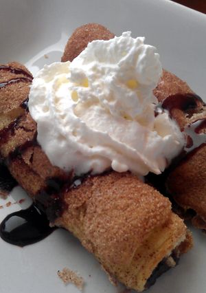 A picture of French Toast Roll Ups.
