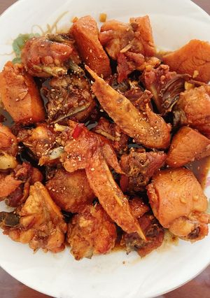 Hình của món Gà roti.