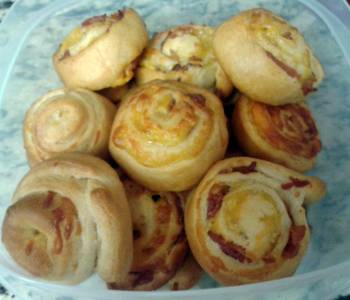 The New Way Making Recipe Bacon Cheddar Pinewheels Home Style