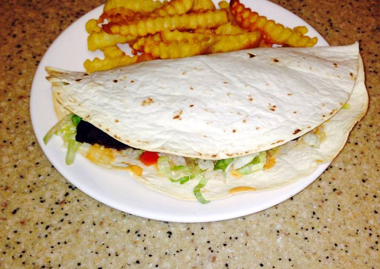 Steps to Make Any-night-of-the-week Quesadilla Burger