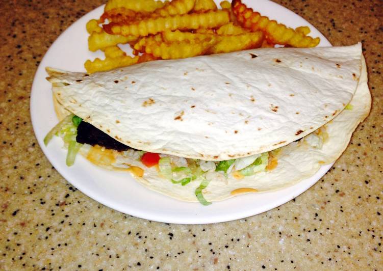 Homemade Quesadilla Burger