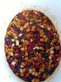 A picture of 3 Bean Vegan Chili.