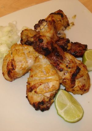 A picture of Authentic Indian Tandoori Chicken.