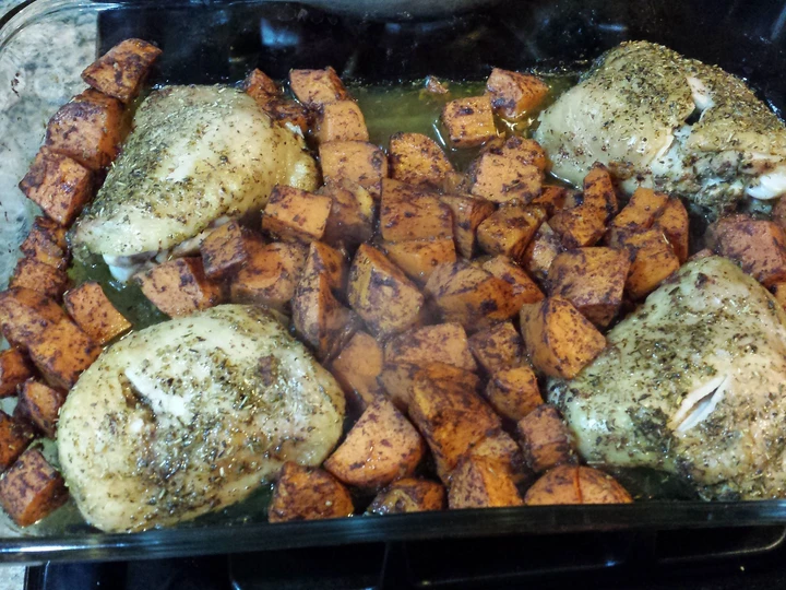 Easy Way Prepare Sweet potatoes chicken the Awesome  Tasty