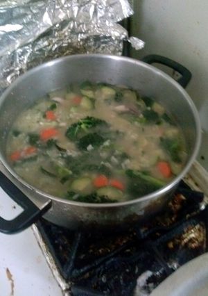 A picture of Zucchini Soup.