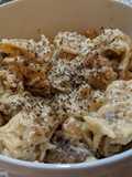 Baked mushroom ziti